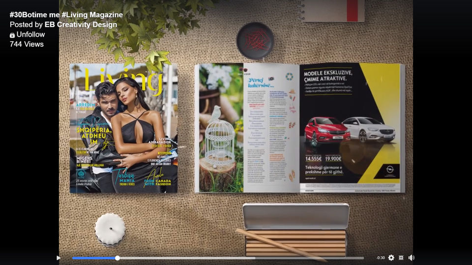 #30Botime me #Living Magazine